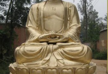 寺庙如来佛神像厂家 寺庙铜像 民俗如来佛铜像制作