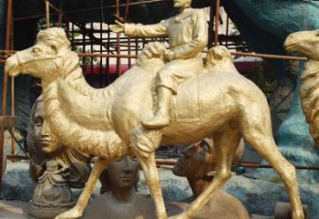 丝绸之路铜雕厂家 黄铜铜雕制作