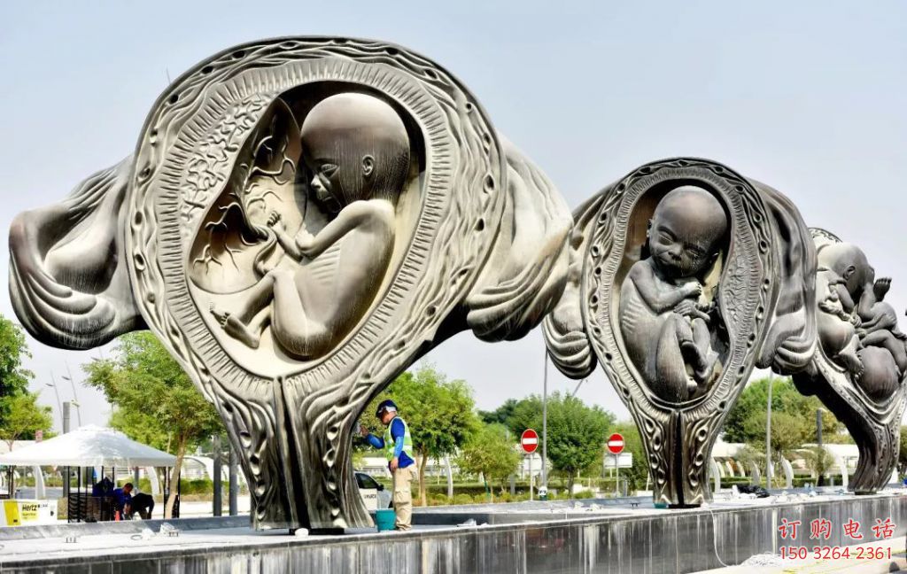 婴儿铜雕厂家 现代人物铜雕