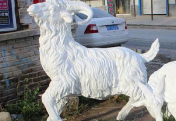 抽象绵羊雕塑优选 店门口彩绘雕塑 步行街摆件雕塑
