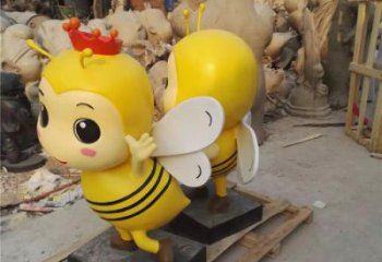 吉林仿真蜜蜂雕塑厂家 店门口园林雕塑 昆虫小品