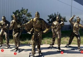 大门口华佗雕塑厂家 青铜公园名医雕塑 仿真药王雕塑生产商