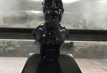 欧式抽象人头像铜雕厂定制